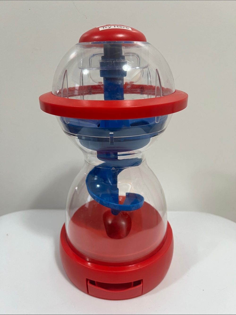 M&M'S Red and Blue Spiral Drop Candy Toy
